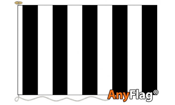 Black and White Striped Custom Printed AnyFlag®